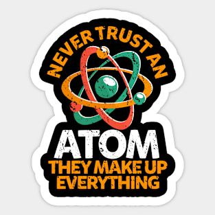 Atom Chemist Sticker